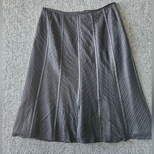 Elegant Black A-Line Skirt